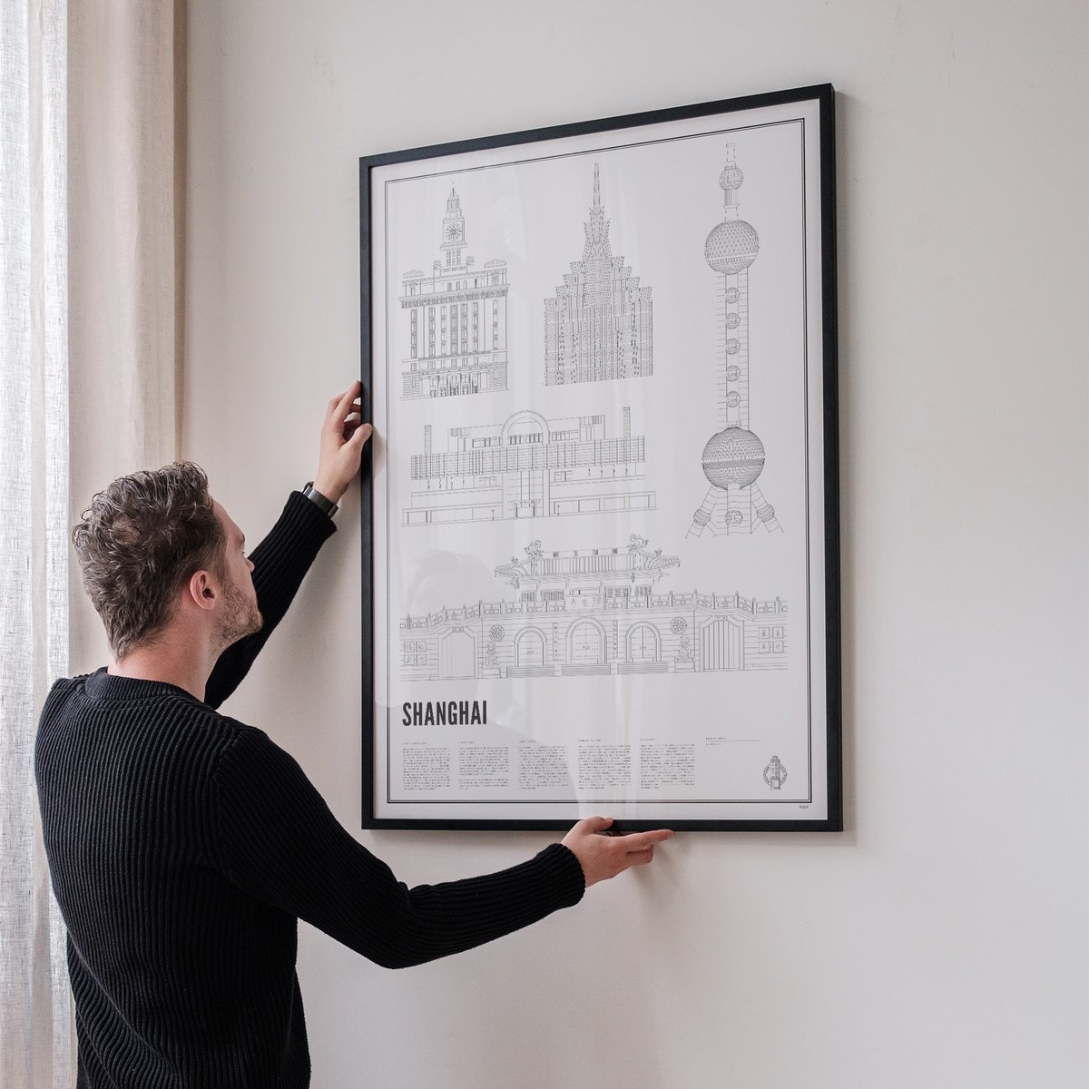 Poster von Iconics of Shanghai | WIJCK.